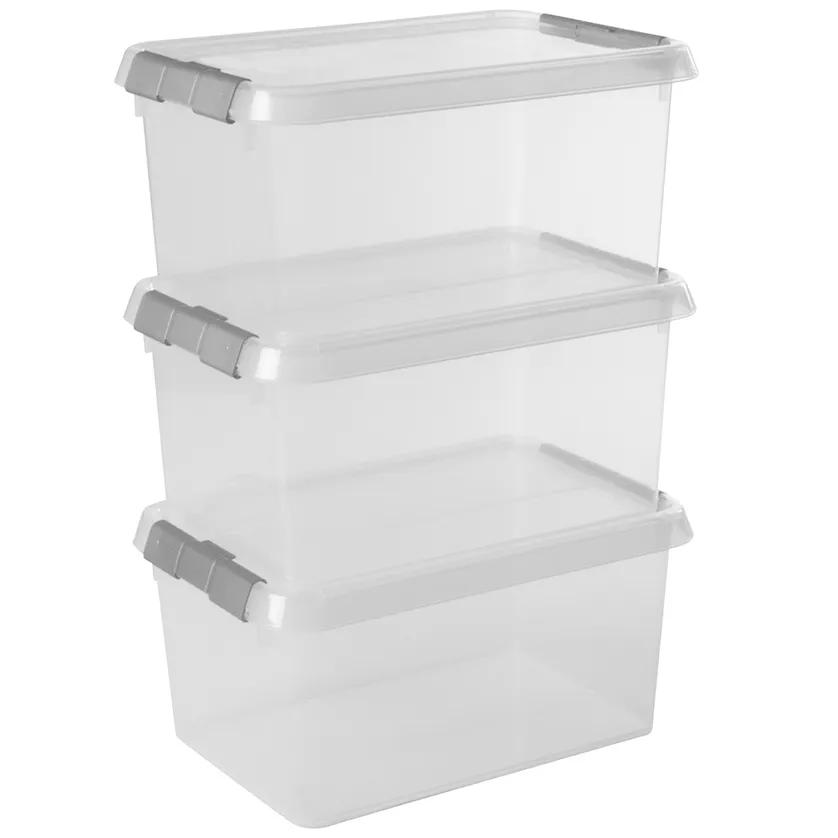 Sunware  Comfort line  Opbergbox  6L  3-dlg  Grijs