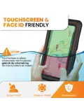 Waterdichte Telefoonhoesje 6.8" Zwart - Drijvend