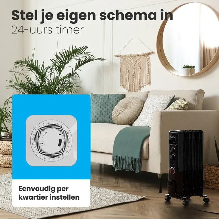 Olieradiator – 1500W – Met thermostaat