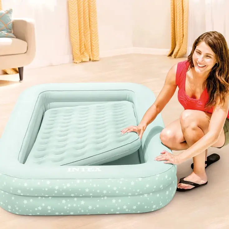 Luchtbed - Intex Kidz - 1P - 107x168 + Pomp