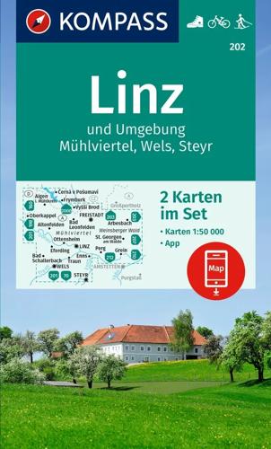 Wandelkaart WK202 Linz und Umgebung