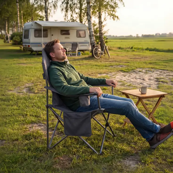 Campingstoel - Opvouwbaar - 160KG - Kampeerstoel