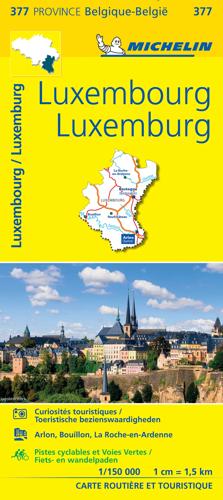 Wegenkaart Local 377 Provincie Luxemburg