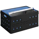 Square - Vouwkrat met koeltas - 46L - zwart