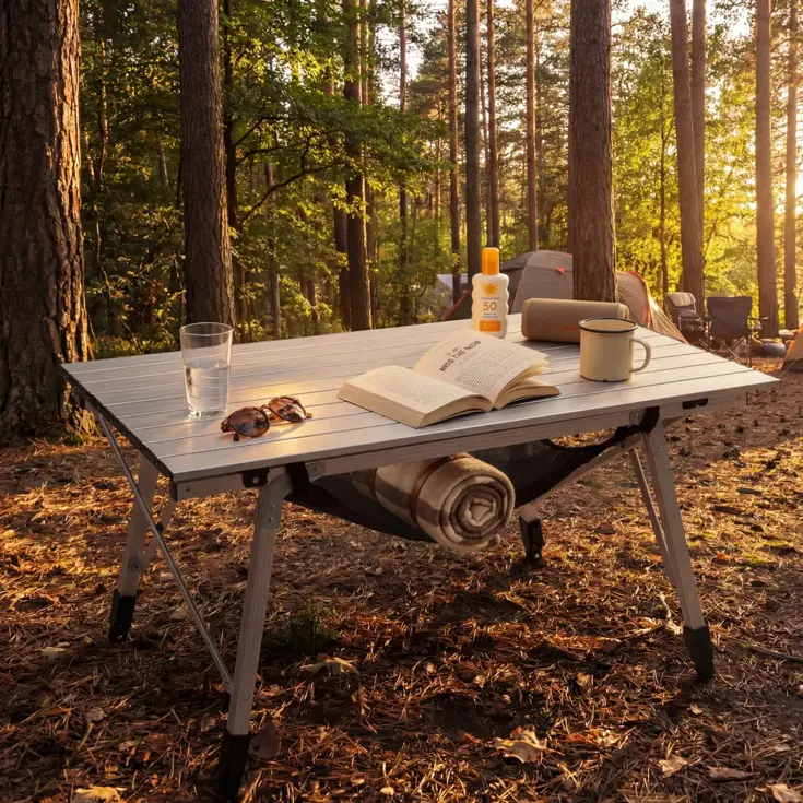 Campingtafel – 90x52x71 cm – Inklapbaar