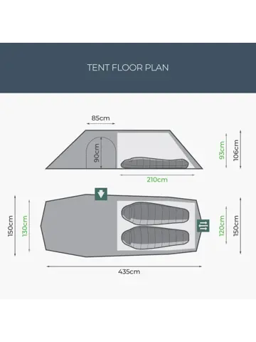 Respite 2 Extended tent