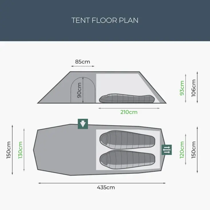 Respite 2 Extended tent