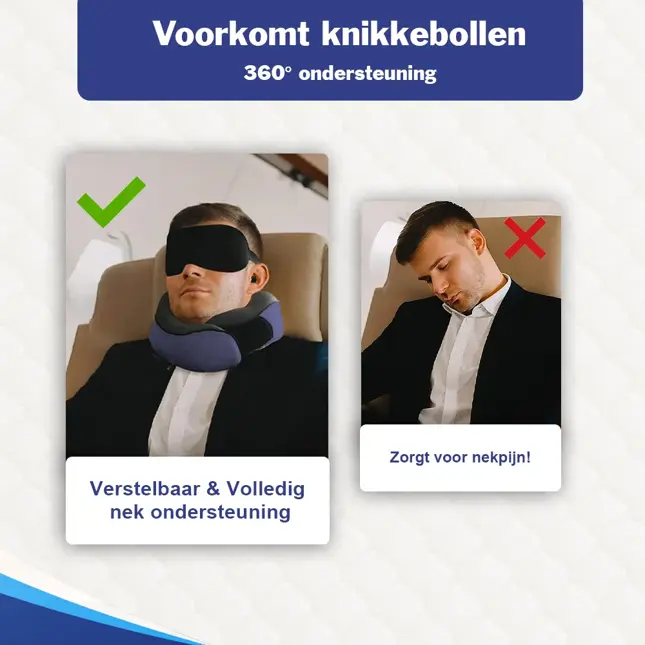 Nekkussen Vliegtuig Ergonomisch - Reiskussen Set