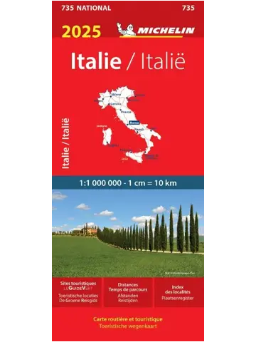 Michelin wegenkaart 735 Italië 2025
