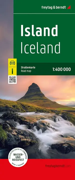 Wegenkaart IJsland Softcover