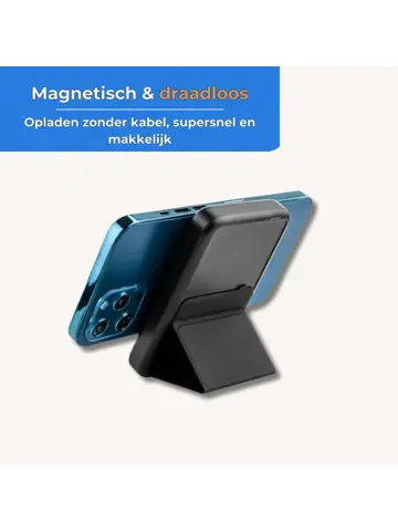 Draadloze MagSafe Powerbank 10.000mAh - Zwart