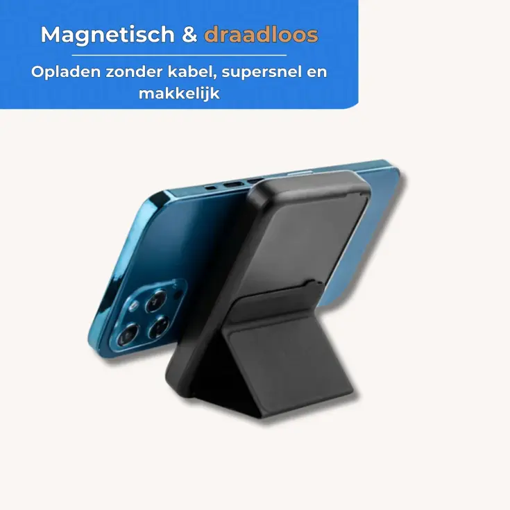 Draadloze MagSafe Powerbank 10.000mAh - Zwart