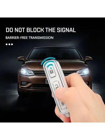 TPU Sleutelhoesje voor Volvo zwart,zilver VOLVO