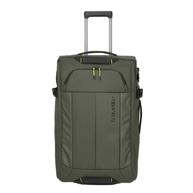 Travelite Briize Wheeled Duffle M khaki Groen