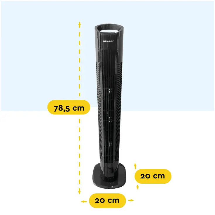 Torenventilator - 80 cm – Met Afstandsbediening