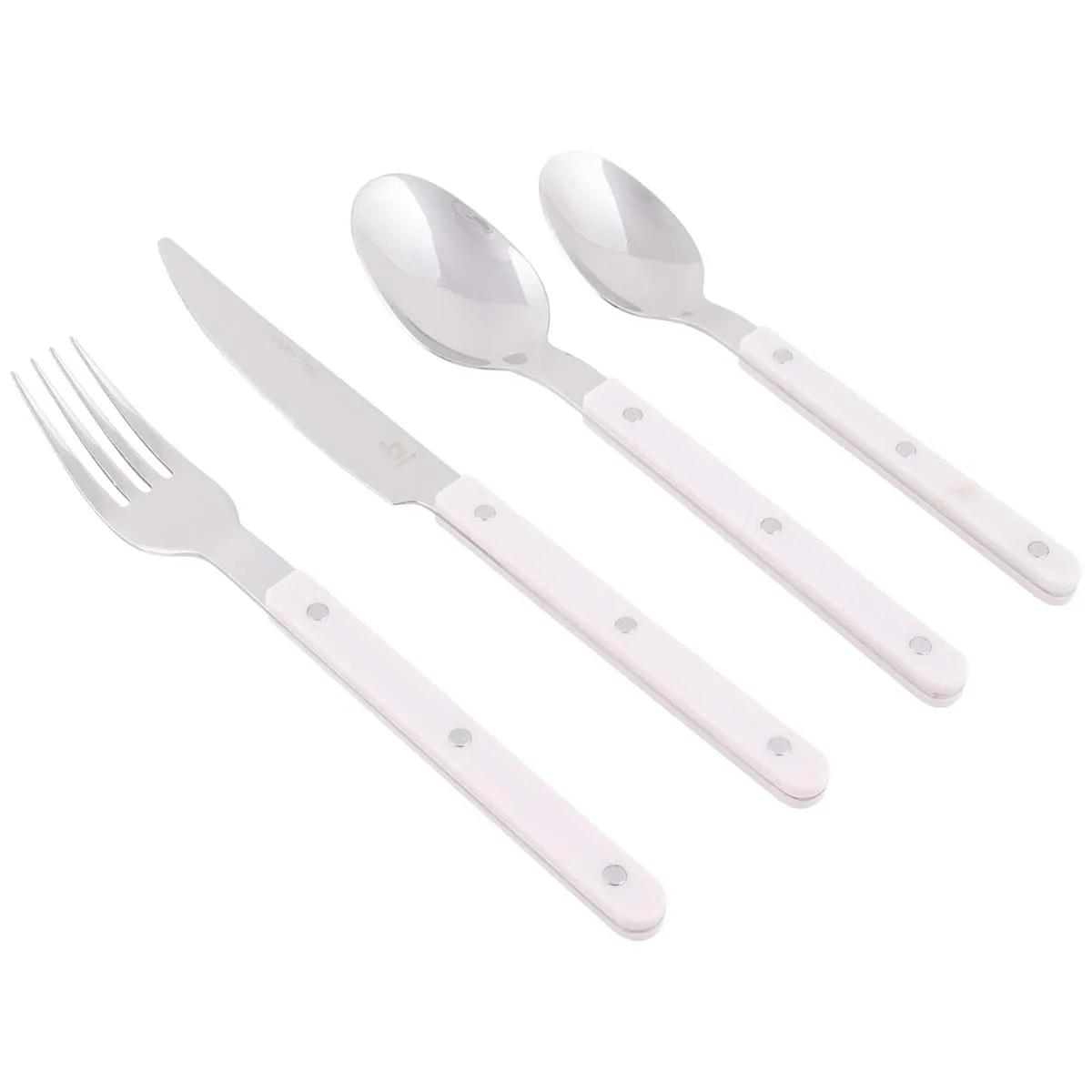 Bo-camp  Bestekset Honfleur RVS 16-Delig Lila  Lila main product image