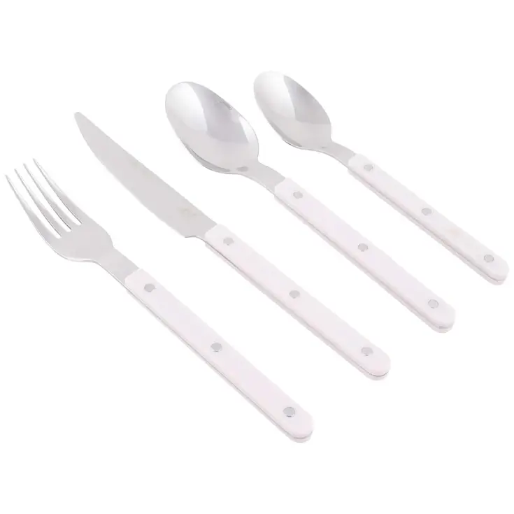 Bo-Camp Bestekset Honfleur RVS 16-Delig Lila