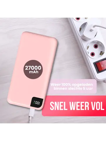 Powerbank 27.000mAh