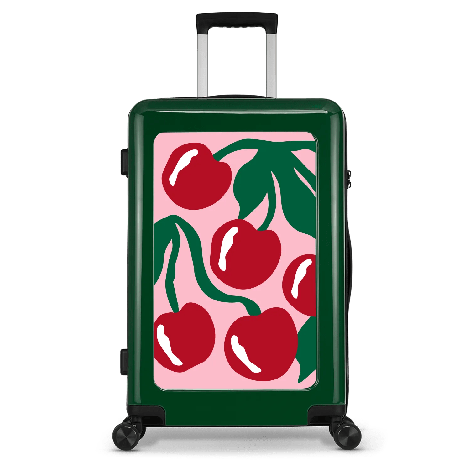 Bhppy  Cherries  Reiskoffer  65cm  Donker Groen