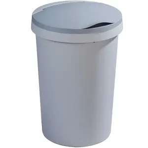 Twinga - Prullenbak + klepdeksel - 45L grijs