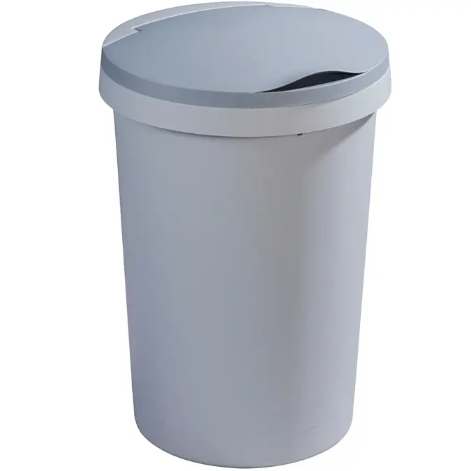Twinga - Prullenbak + klepdeksel - 45L grijs