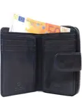 Loet - Ritsportemonnee - Leer - 6 pasjes