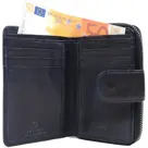 Loet - Ritsportemonnee - Leer - 6 pasjes