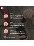 Seranova Elektrische Snuggle Hoodie Deken