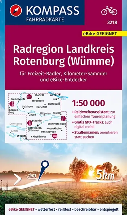 Fietskaart FK 3218 Rotenburg