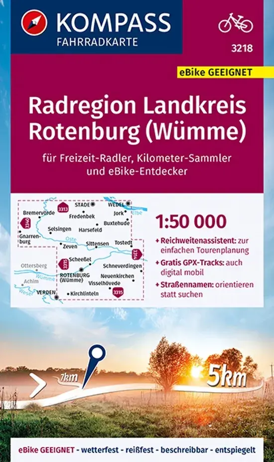 Fietskaart FK 3218 Rotenburg