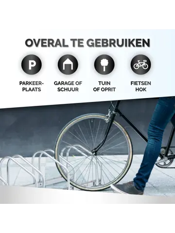 Dunlop Fietsenrek voor 4 Fietsen