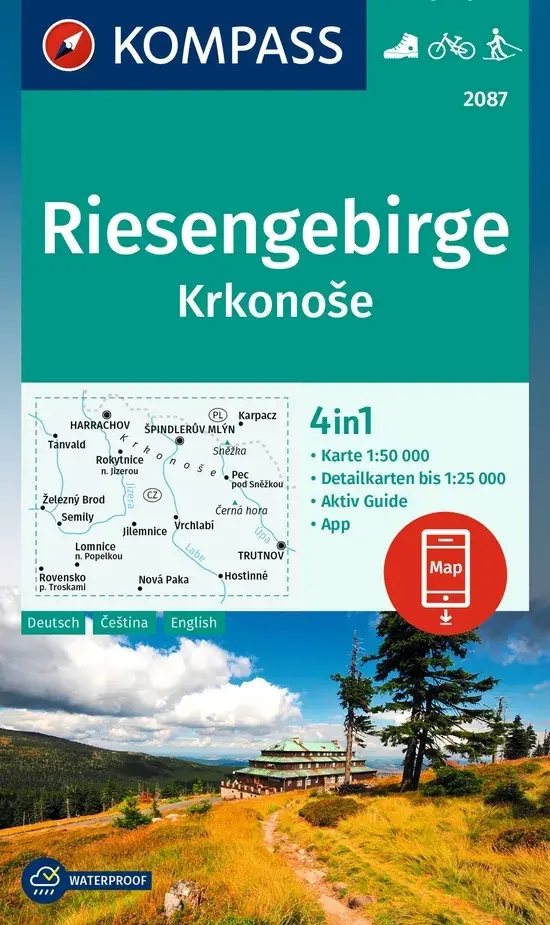 Wandelkaart WK2087 Riesengebirge