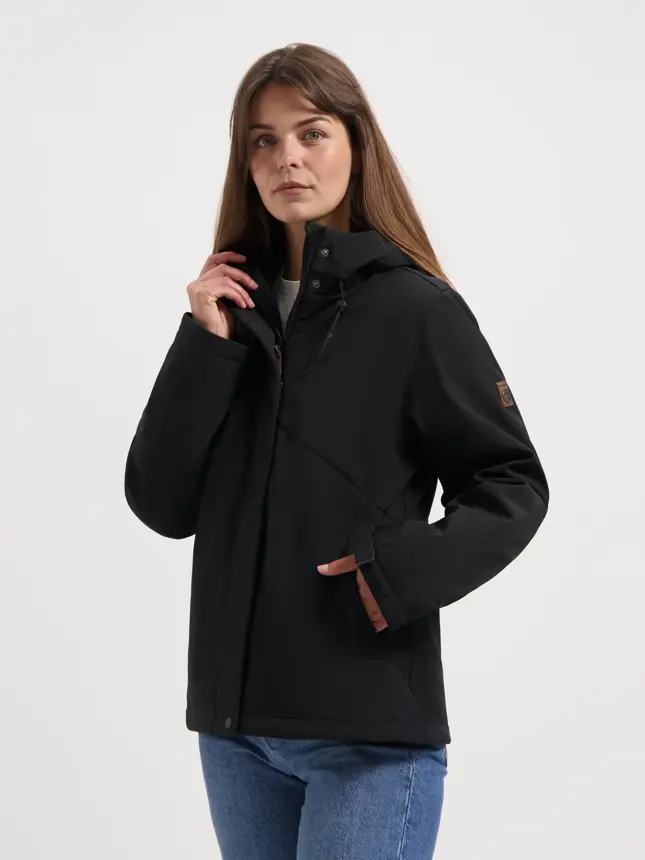 Travelin' Karina Dames - Softshell winterjas