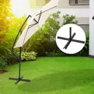 Zweefparasol - 300CM - Incl. Kruisvoet