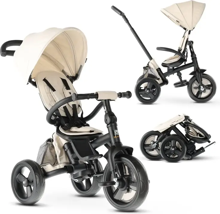 Explorer Luxe Driewieler - Opvouwbaar met mandje