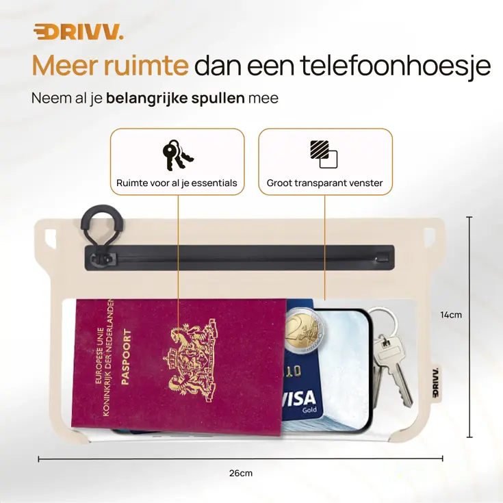 Waterdicht Telefoonhoesje - Heuptas