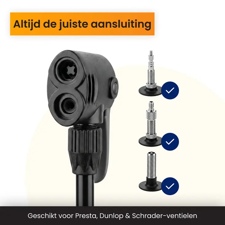 Fietspomp met Drukmeter - Vloerpomp