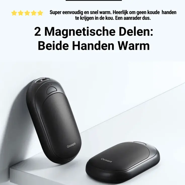 Herbruikbare Magnetische Handwarmers Oplaadbaar