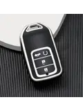 TPU Sleutelhoesje voor Honda zwart A4A