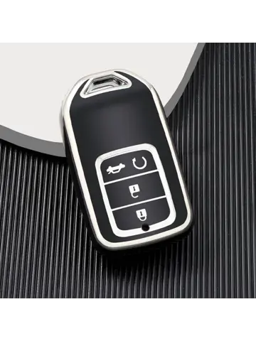 TPU Sleutelhoesje voor Honda zwart A4A