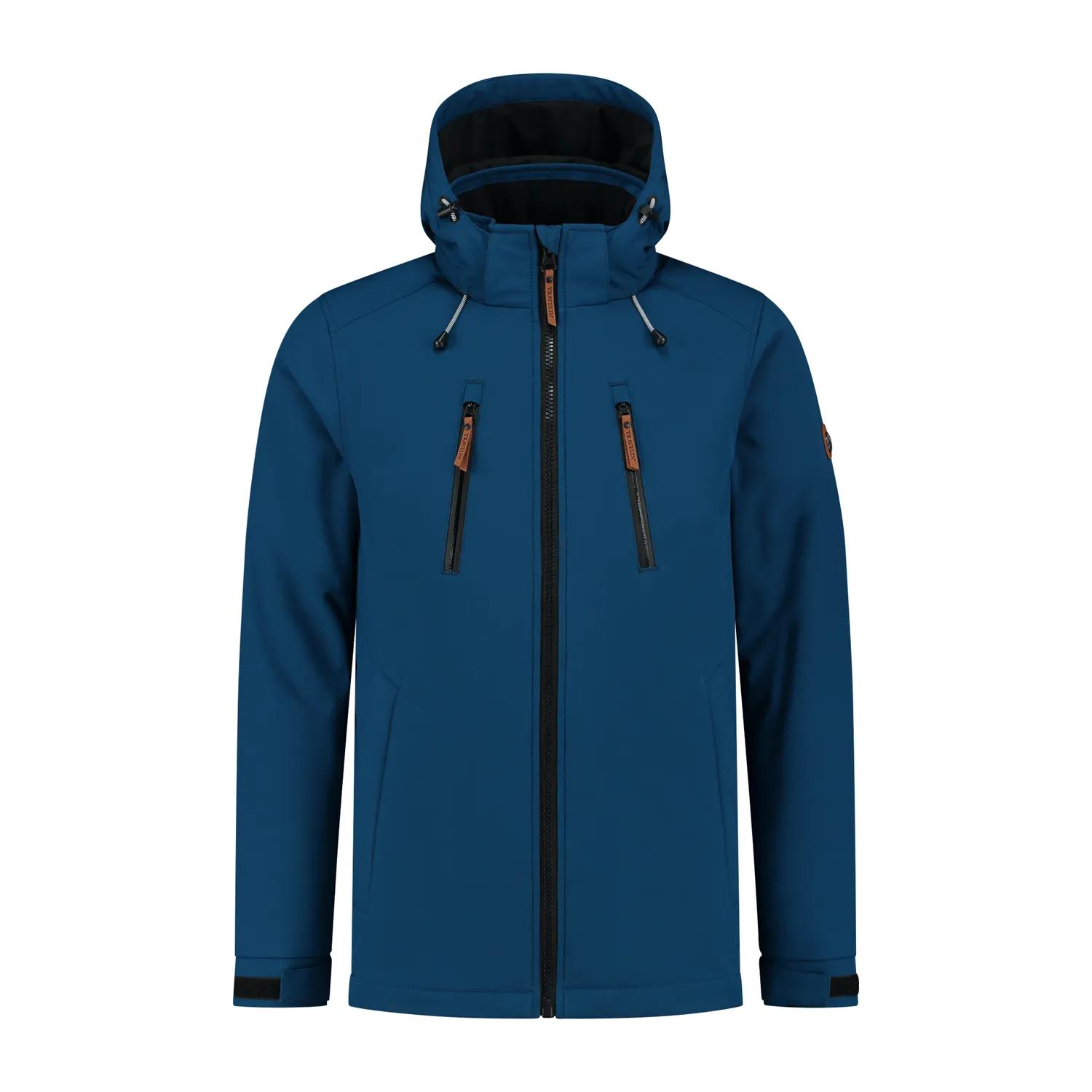 Travelin' Soren  Heren softshell jas  Blauw main product image