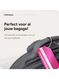 Aluminium Bagagelabel – 2 stuks – Roze