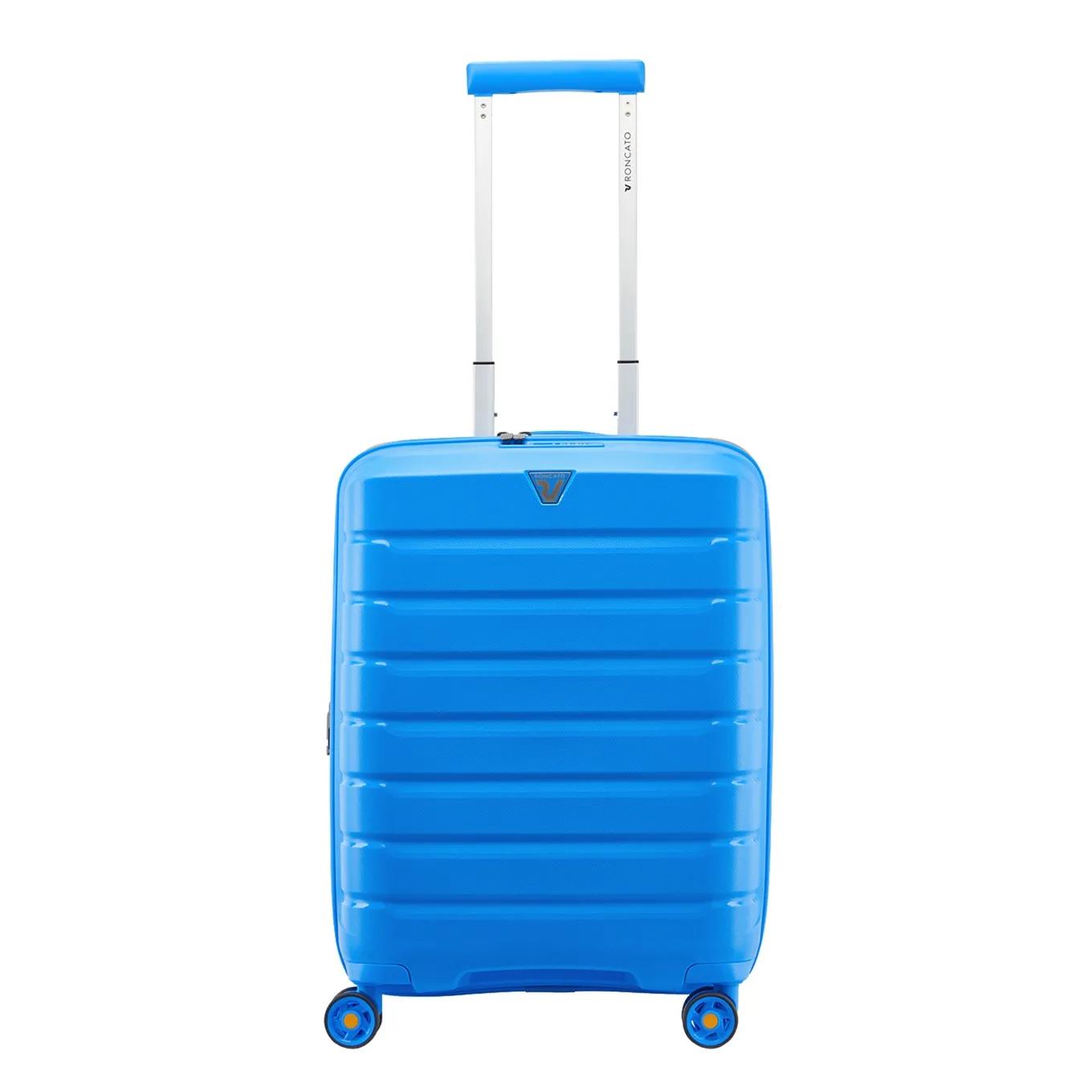 Roncato  B-Flying expandable trolley 55 Blauw  Blauw main product image