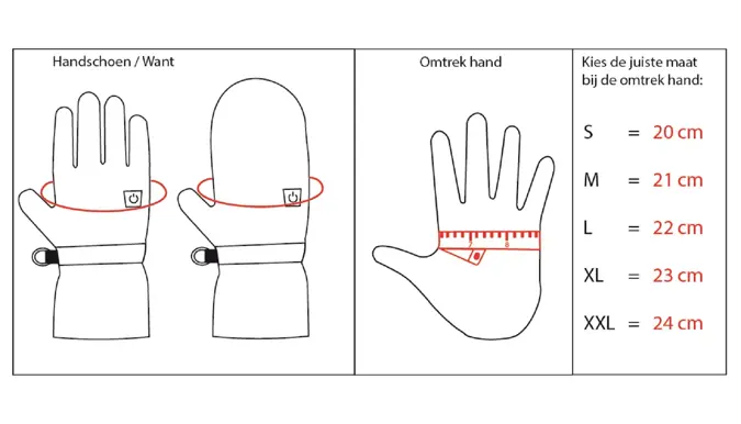 Verwarmde leren handschoenen - Human Nature