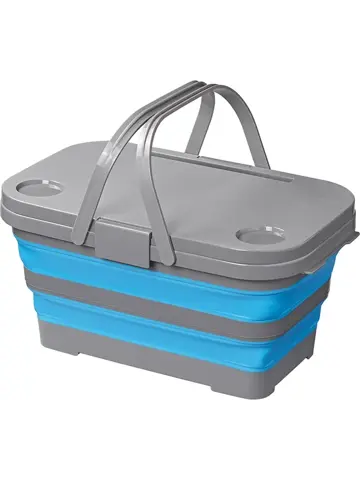 Opvouwbare Picknickmand met Deksel - 20 L