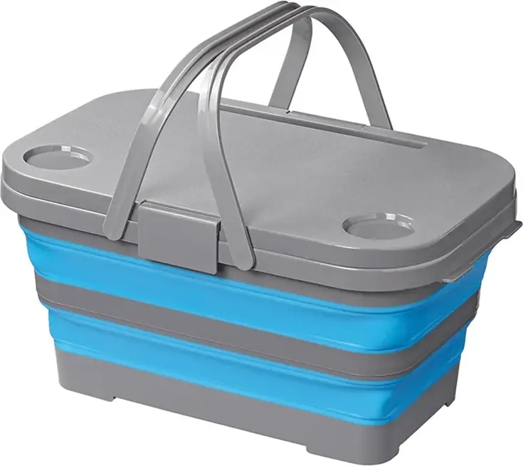 Opvouwbare Picknickmand met Deksel - 20 L