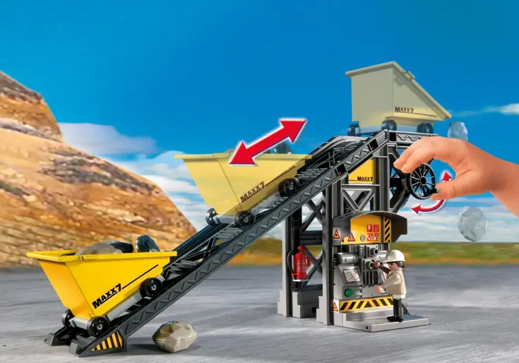 PLAYMOBIL® Transportband met graafmachine 4041
