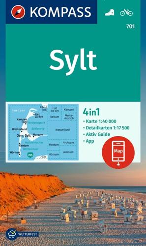 Wandelkaart WK701 Insel Sylt