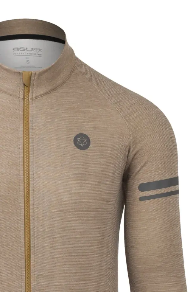 Merino Fietsshirt Lange Mouwen Performance  Heren