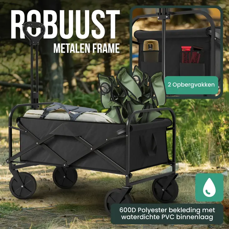 Bolderkar Opvouwbaar XL
